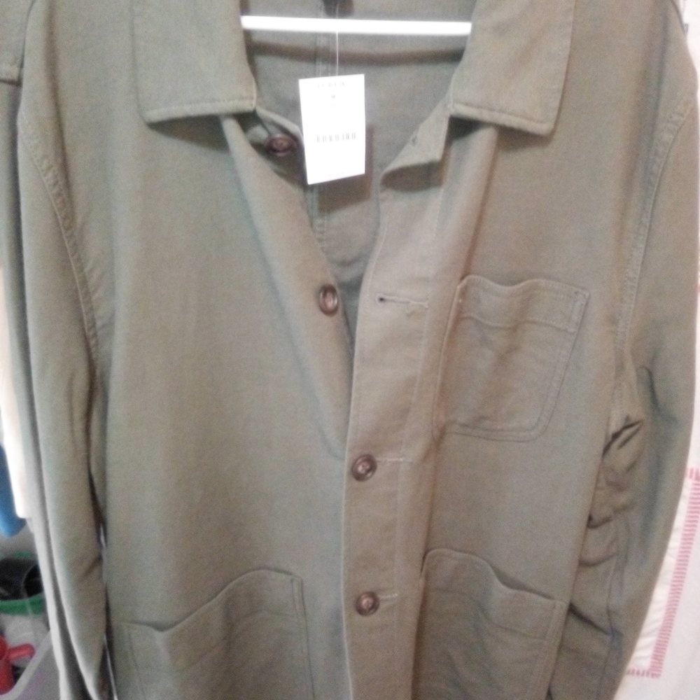 J. Crew Factory Men's NWT Green Work Jacket